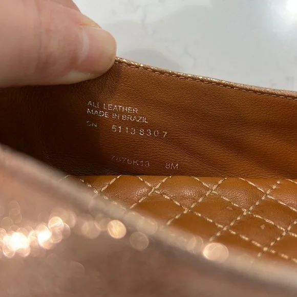 Tory Burch Blaise Copper Loafers - Picture 7 of 8
